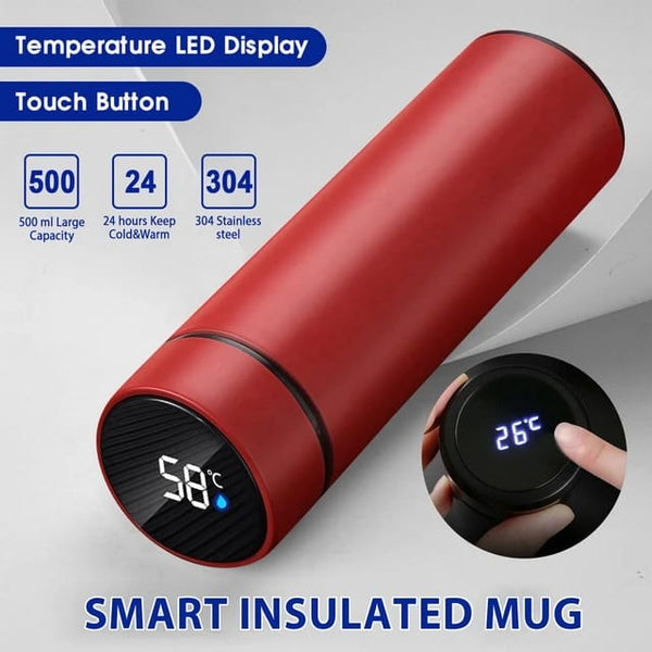 500ml Vacuum Flask with Temperature Display