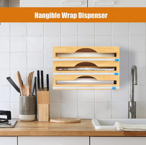 3 in 1 Bamboo Dispenser