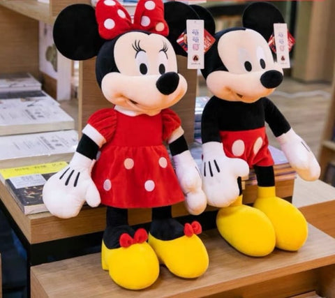 Micky or Minnie Plush Teddies