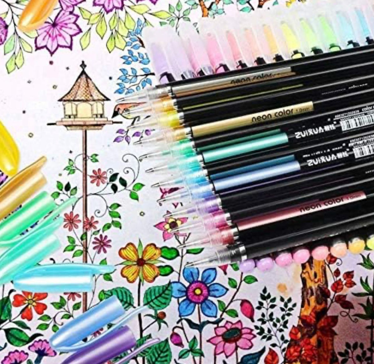 Neon Color Pen Set - 12 Piece – Elevation