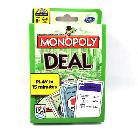 Monopoly Deal Green Card Game