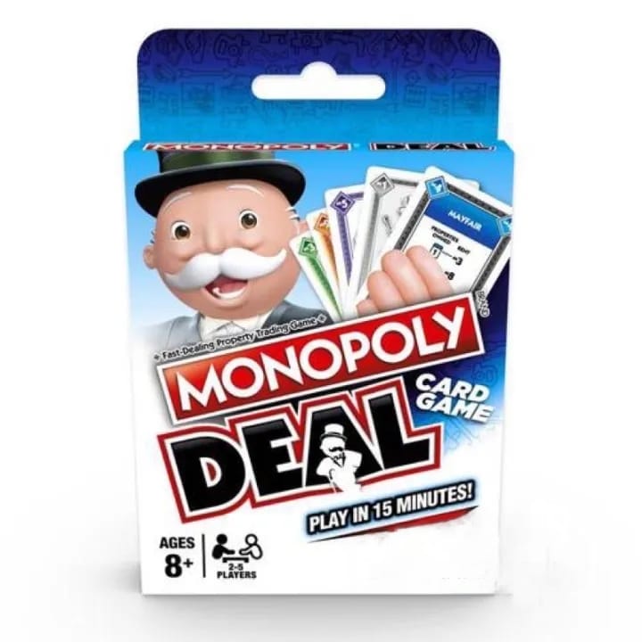 Monopoly Deal Blue Card Game