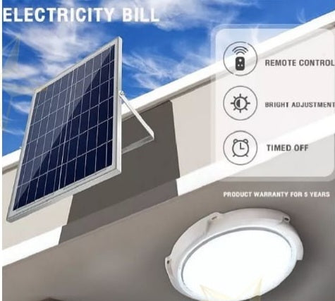 Solar LED Ceiling Light 200W with Remote Control – Elevation