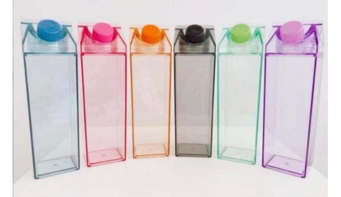 Acrylic Colour Milk Carton - 1 Litre