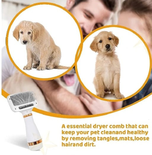 Electric Pet Grooming Hair Dryer Brush