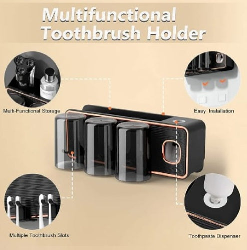 Multifunctional Toothbrush Holder