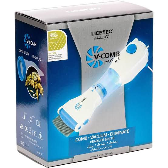 V-comb Lice Vacuum Comb