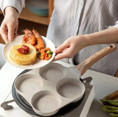 4 Hole Frying Pan - 19cm