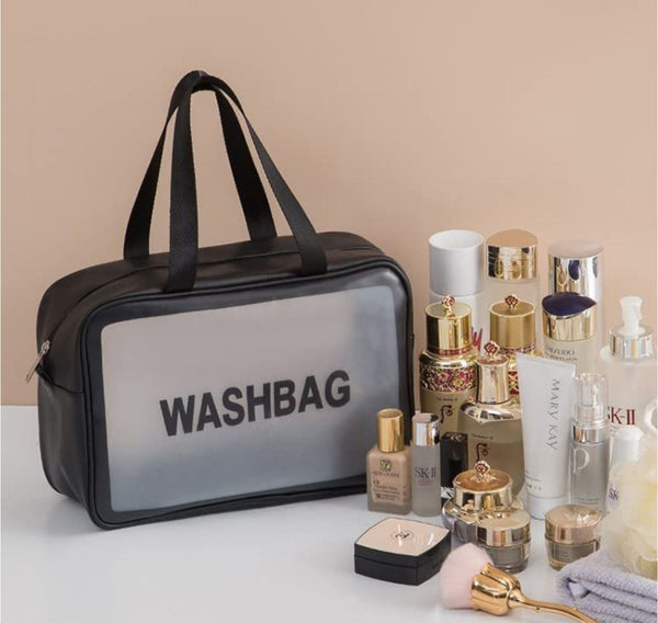 Transparent Cosmetic Wash Bag - Set of 3