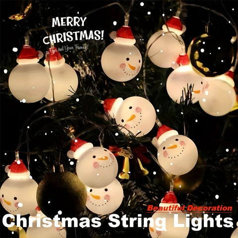 Snowman Christmas String Light