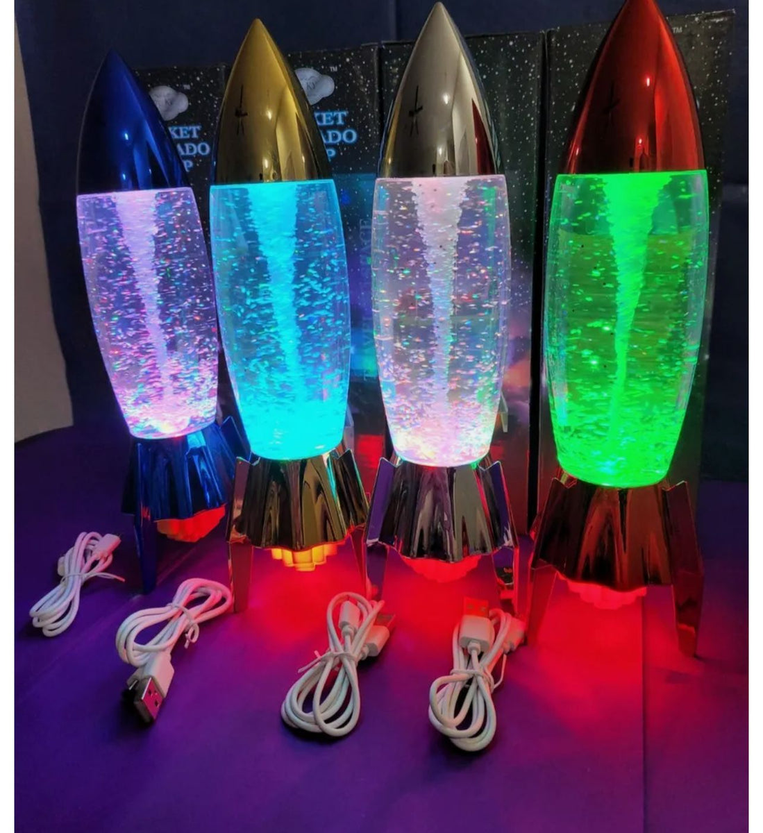 LED Rocket Tornado Lamp – Elevation