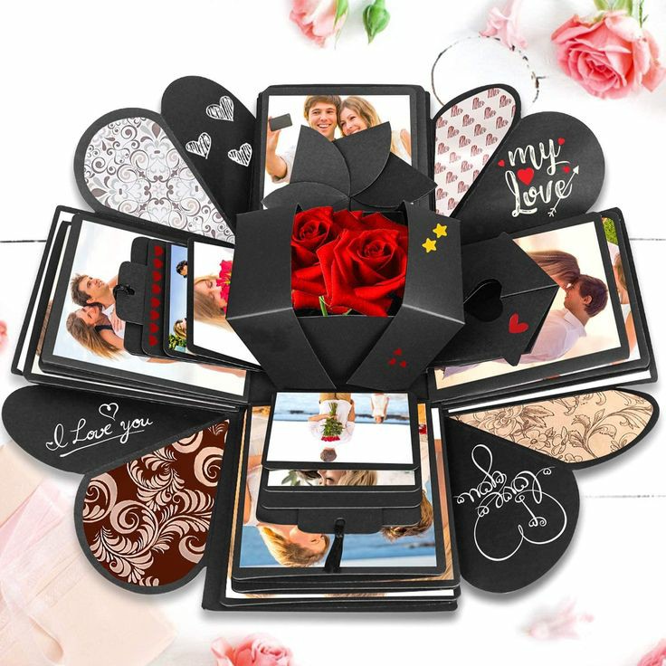 Square Explosion Box Square Exploding Gift Boxes – Elevation