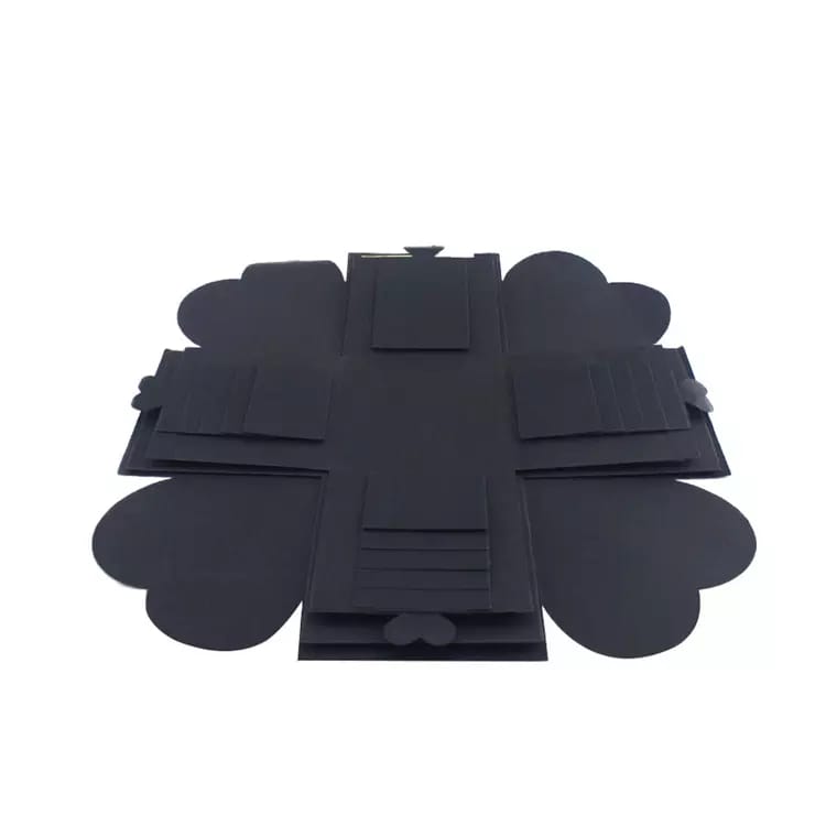 Square Explosion Box Square Exploding Gift Boxes – Elevation