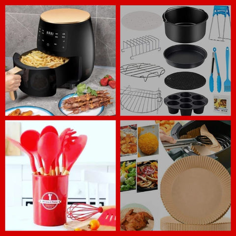 6 Litre Airfryer Combo & Accessory Set