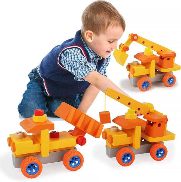 Wooden Construction Vehicle - Build Set