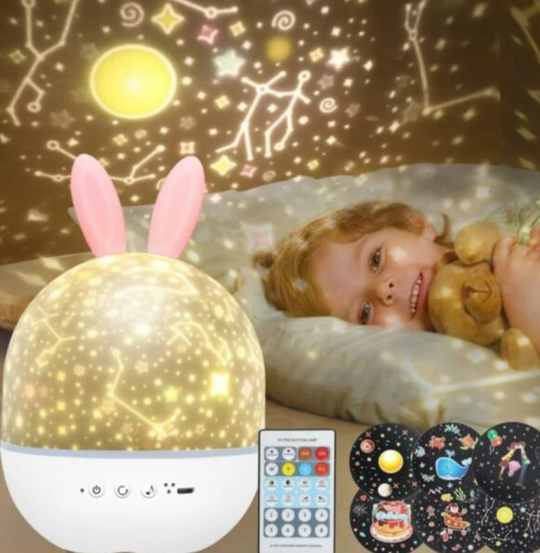Start Led Rabbit Jump Rotating Bunny Light LED Lamp – Elevation