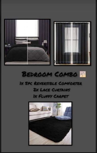 Reversible Comforter Bedroom Combo