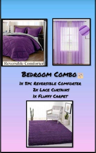 Reversible Comforter Bedroom Combo