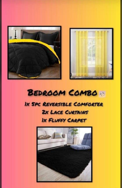 Reversible Comforter Bedroom Combo