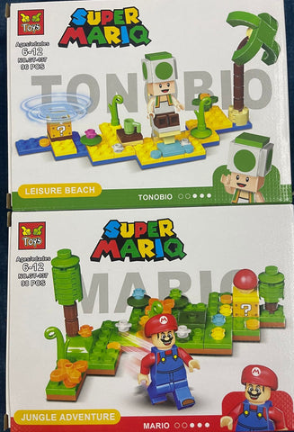 Super Mario Building Block Set - Set of 2
