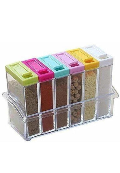 Acrylic Spice Container - 6 Piece
