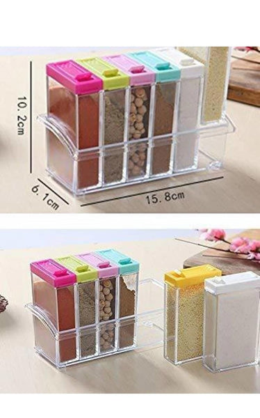 Acrylic Spice Container - 6 Piece