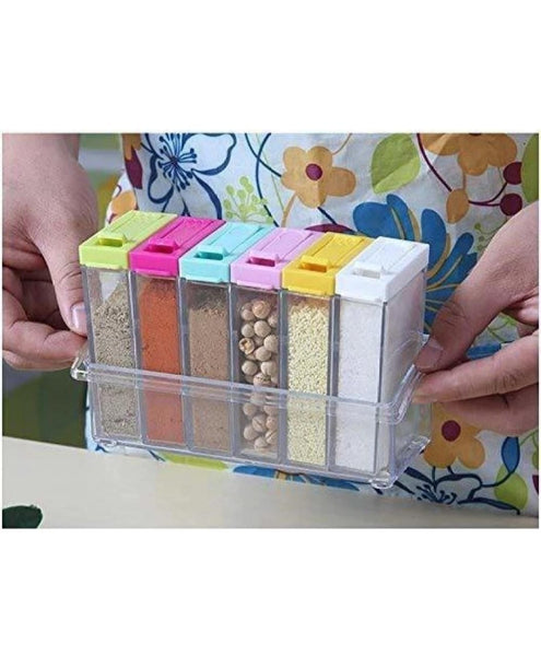 Acrylic Spice Container - 6 Piece