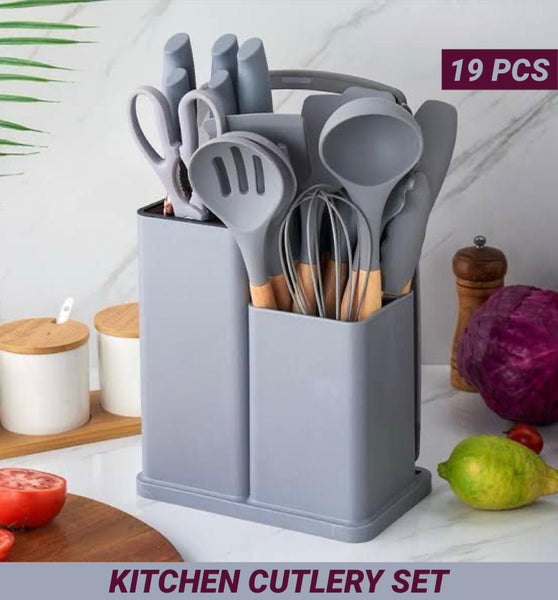 Silicon Utencil Set - 19 Piece