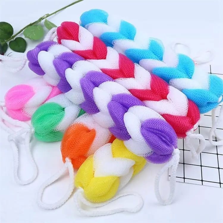 Exfoliating Braided Bath Sponge