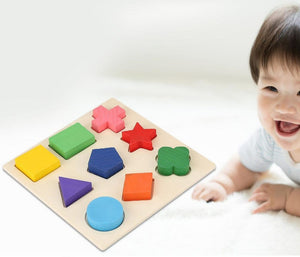 Wooden Geometric Shapes Puzzle