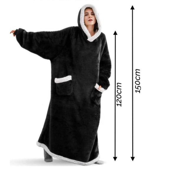 Extra Long Hoodie Blanket