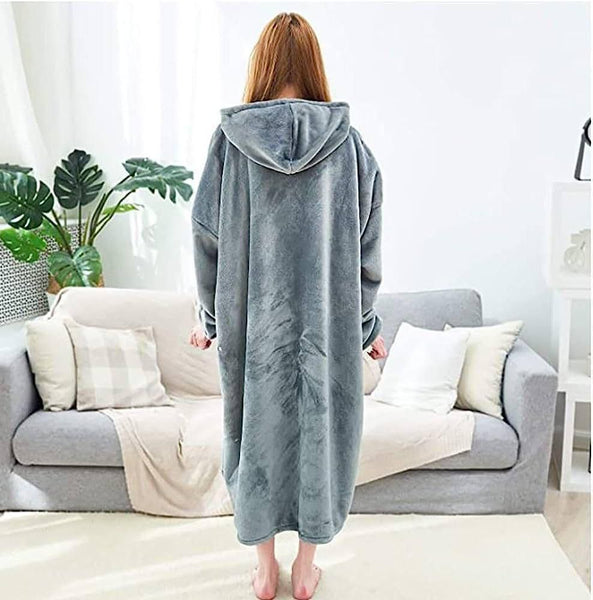 Extra Long Hoodie Blanket