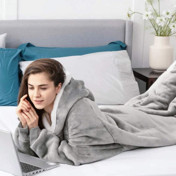 Extra Long Hoodie Blanket