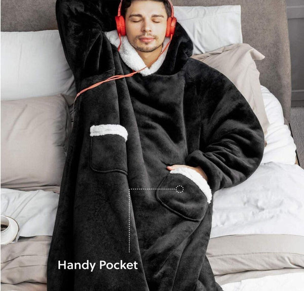 Extra Long Hoodie Blanket