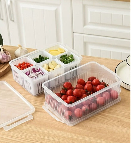 Fresh Storage Box - 6 Divisions