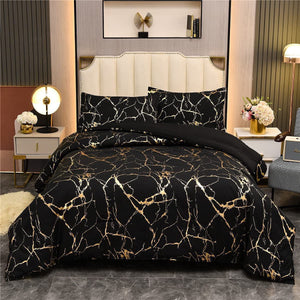 King Marble Comforter Sets - 5 Piece