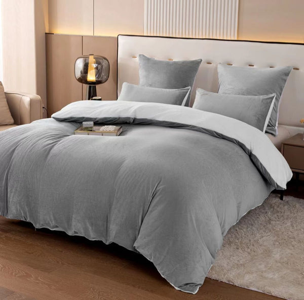 Velvet Comforter Set - 5 Piece