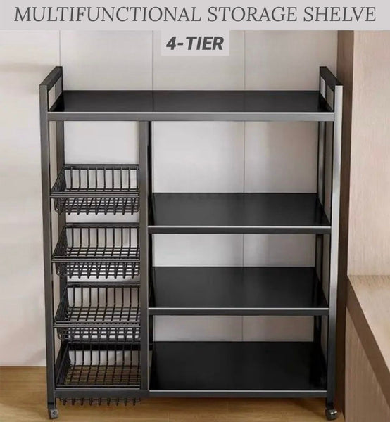 Mult-Functional Storage Shelf - 4-Tier