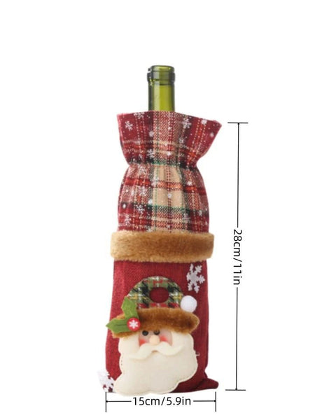 Christmas Wine Bottle Covers