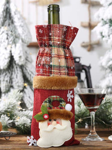 Christmas Wine Bottle Covers