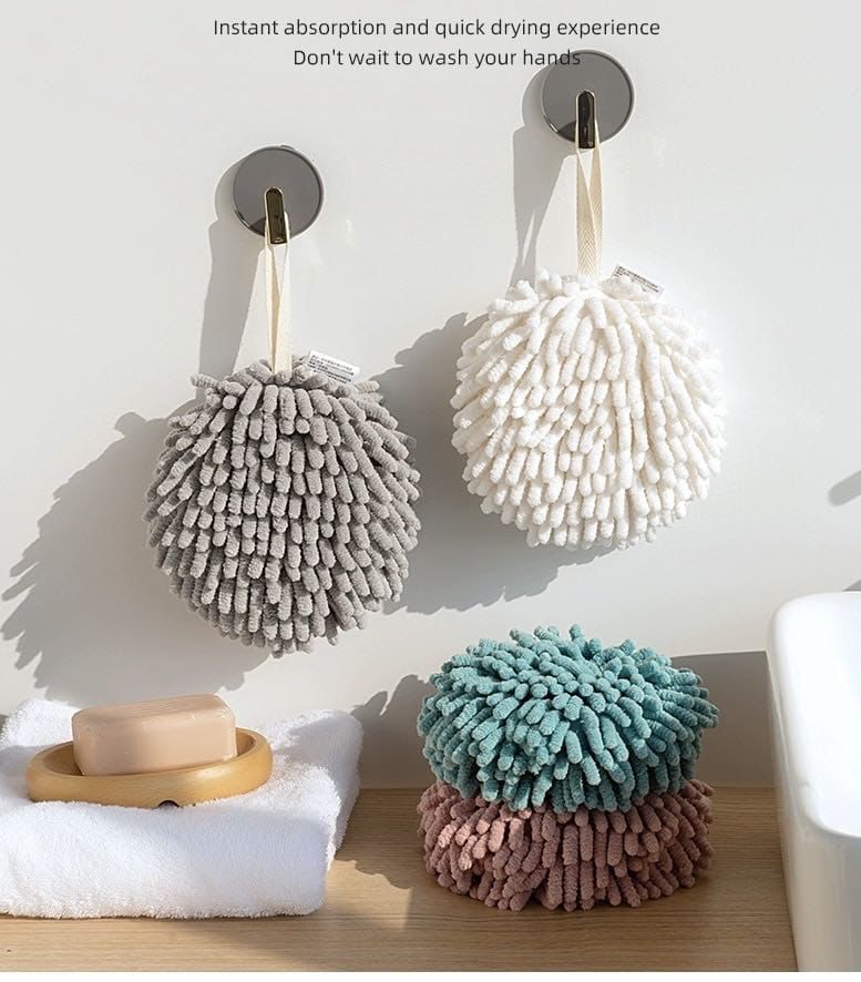 Plush Quick-Drying Hand Towel