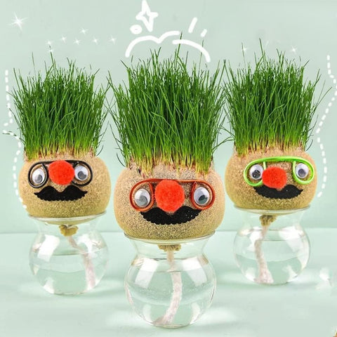 Grass Head Doll Green