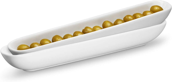 Olive Boat Ceramic Tray