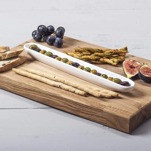 Olive Boat Ceramic Tray