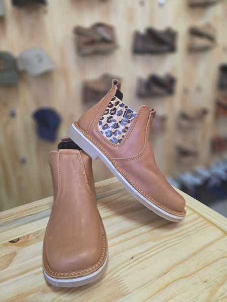 Ladies Genuine Leather Slip On