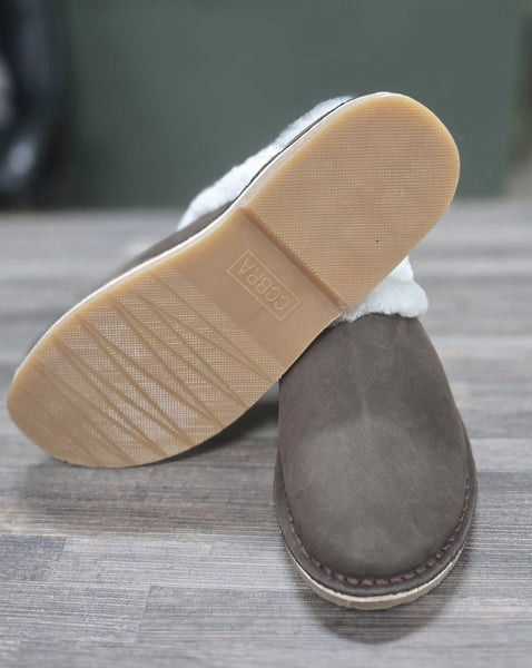 Leather and Sheepskin Slippers