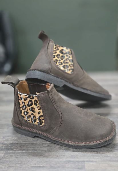 Ladies Genuine Leather Slip On