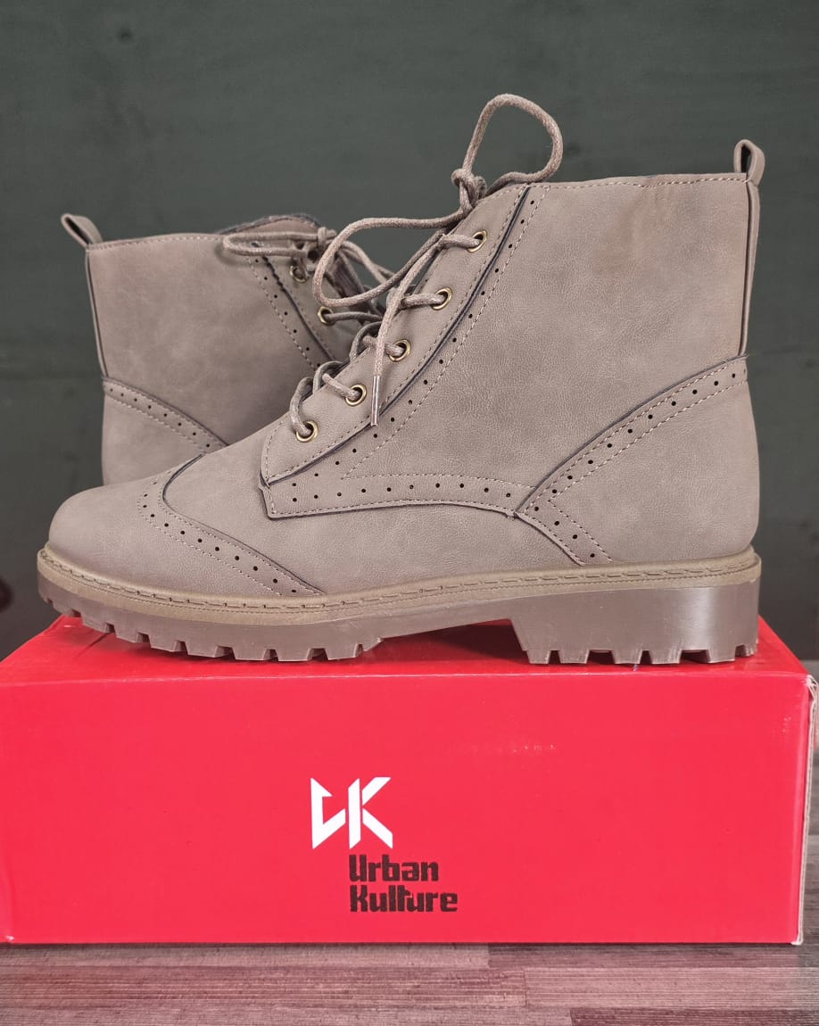 Ladies Urban Kulture Lace Up Boots