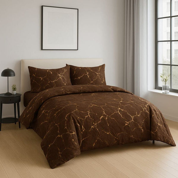 King Marble Comforter Sets - 5 Piece