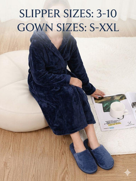 Gown and Slippers Combo
